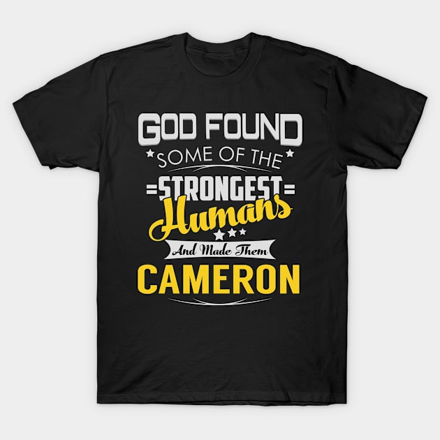 CAMERON T-Shirt by Lotusg